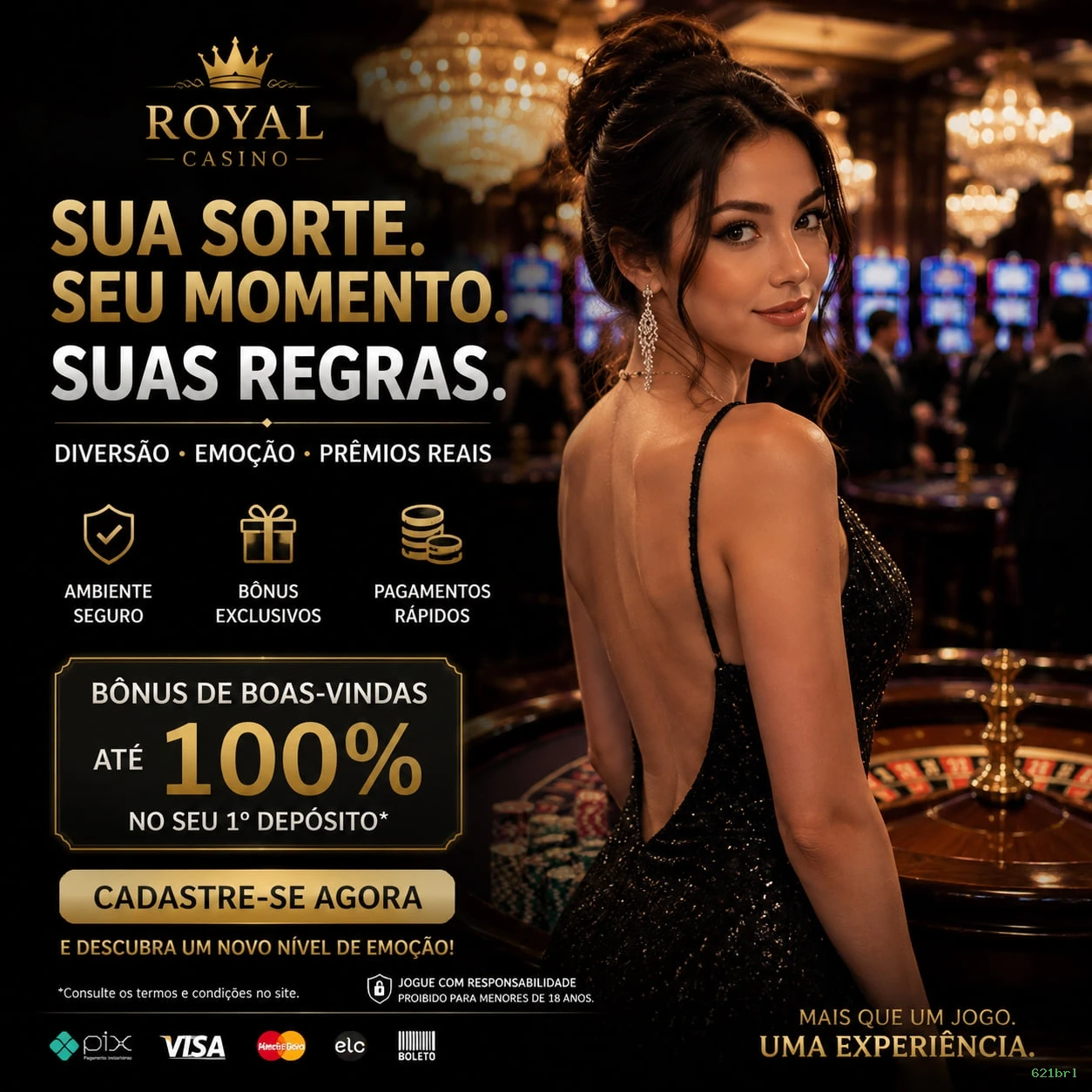 Conta 621brl sincronizada site e app